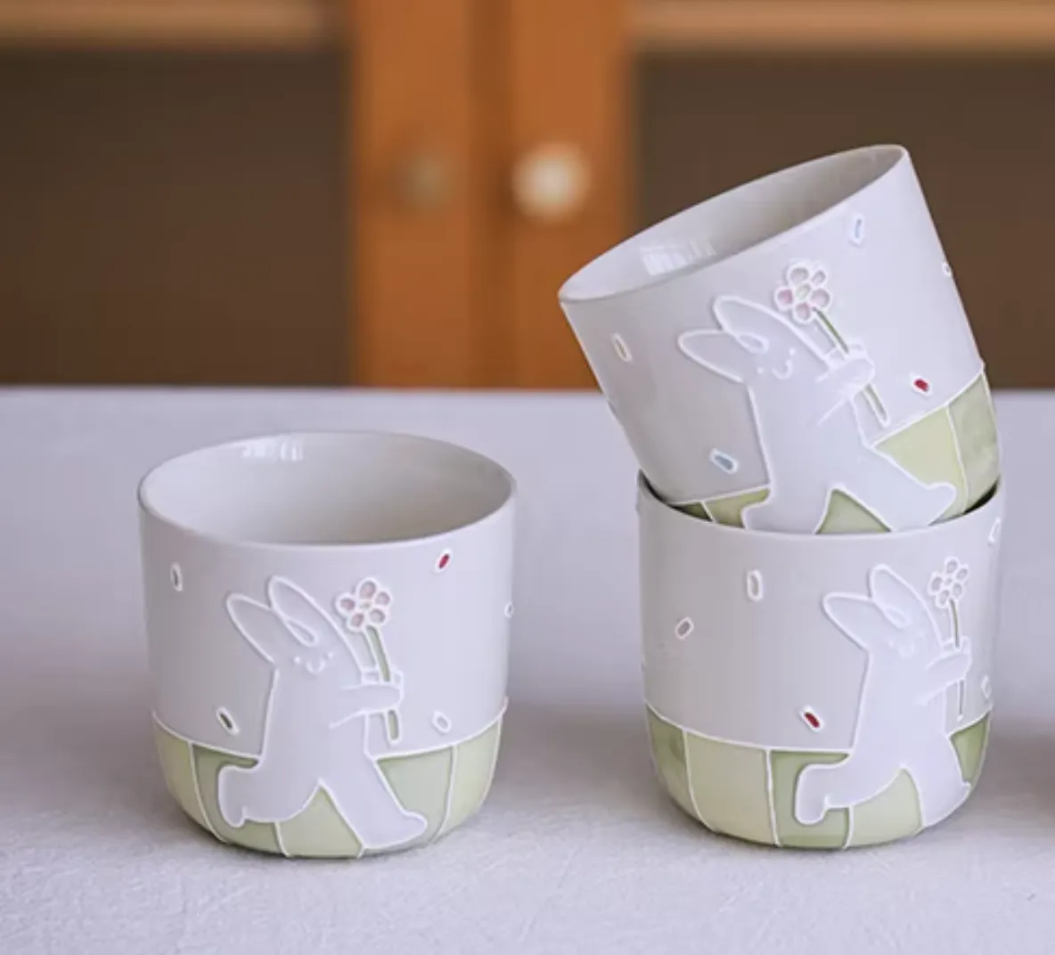 Bunny in the Spring Cup