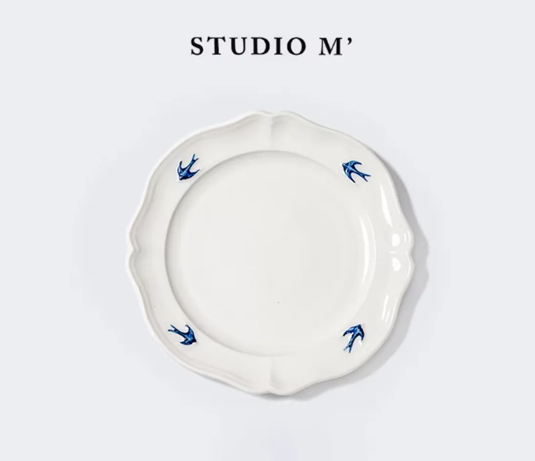 Studio M' Swallow Round Plate